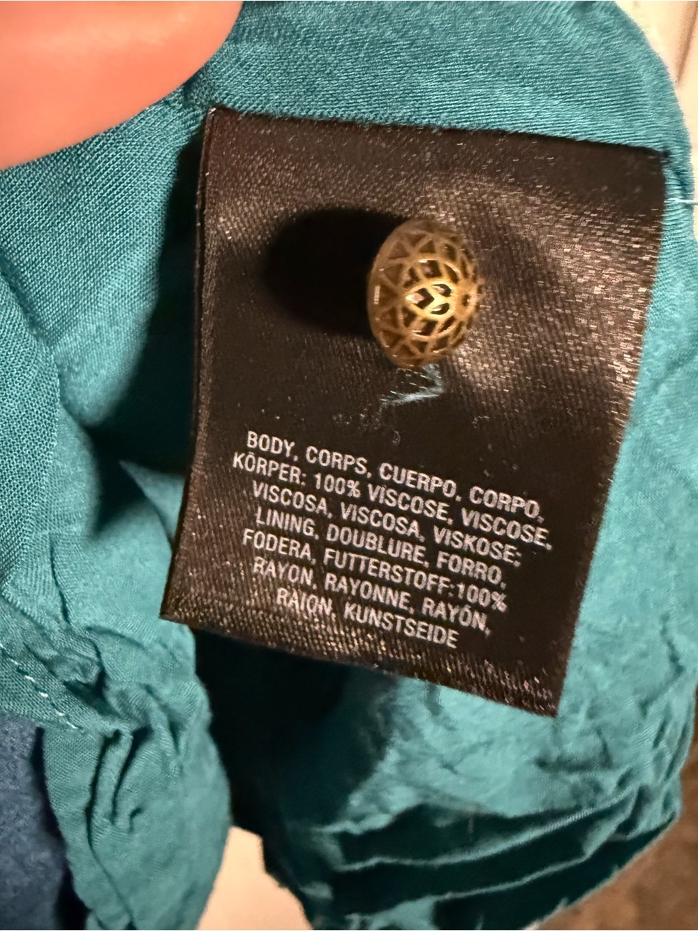 Maeve by Anthropologie Floral Elia Dress in Turquoise Size 2 - Picture 10 of 12